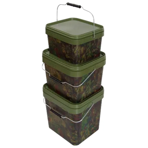 Găleată de pescuit Gardner CAMO BUCKETS 10 l/ Green photo 3
