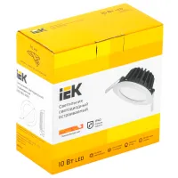 Plafonieră IEK LDVO0-1801-10-4000-K01 Aluminiu photo 2