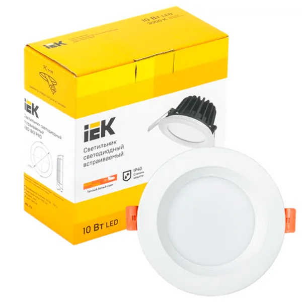 Plafonieră IEK LDVO0-1801-10-4000-K01 Aluminiu photo 3