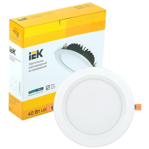 Плафон IEK LDVO0-1804-40-4000-K01 Алюминий photo 5