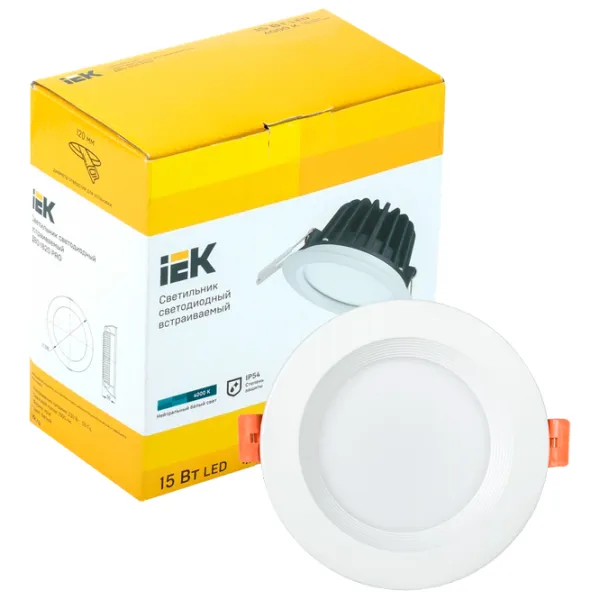 Плафон IEK LDVO0-1820-15-4000-K01 Алюминий photo 5 Плафон IEK LDVO0-1820-15-4000-K01 Алюминий photo 5