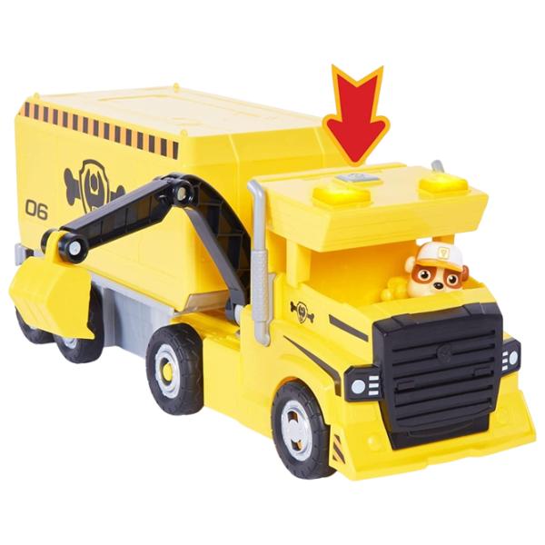 Машинка Spin Master Paw Patrol Rubble X-Treme 6064242 Серый Желтый photo 3 Машинка Spin Master Paw Patrol Rubble X-Treme 6064242 Серый Желтый photo 3