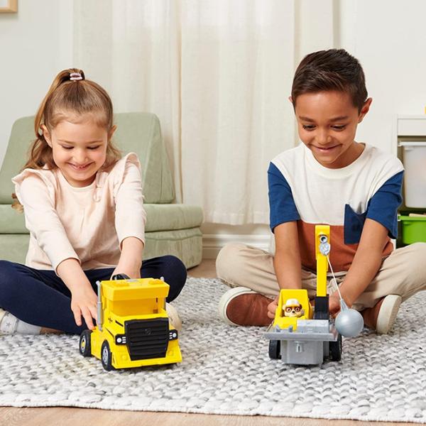Машинка Spin Master Paw Patrol Rubble X-Treme 6064242 Серый Желтый photo 5 Машинка Spin Master Paw Patrol Rubble X-Treme 6064242 Серый Желтый photo 5