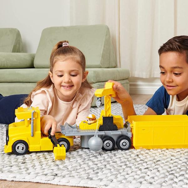 Машинка Spin Master Paw Patrol Rubble X-Treme 6064242 Серый Желтый photo 6 Машинка Spin Master Paw Patrol Rubble X-Treme 6064242 Серый Желтый photo 6