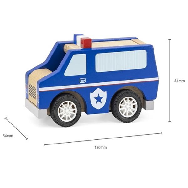 Mașină VIGA Police Car 44513 Black Blue photo 5