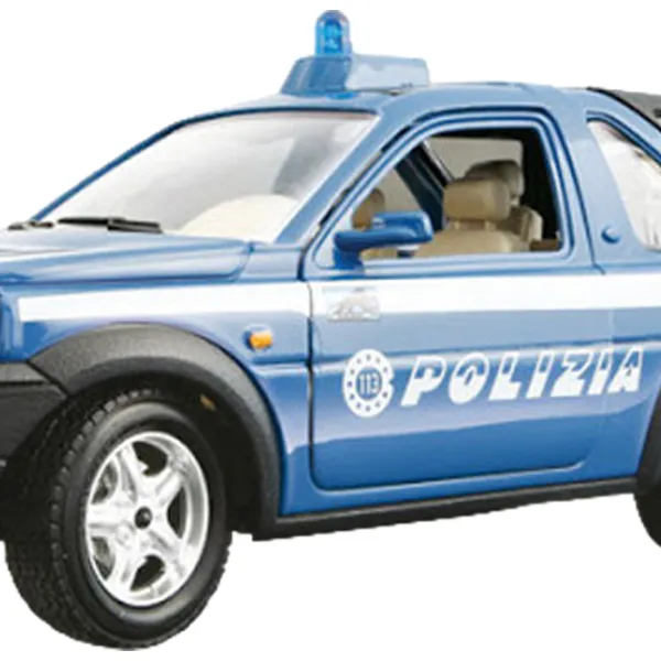 Машинка Bburago Freelander Polizia (1999) 18-25045 Черный Синий photo 3