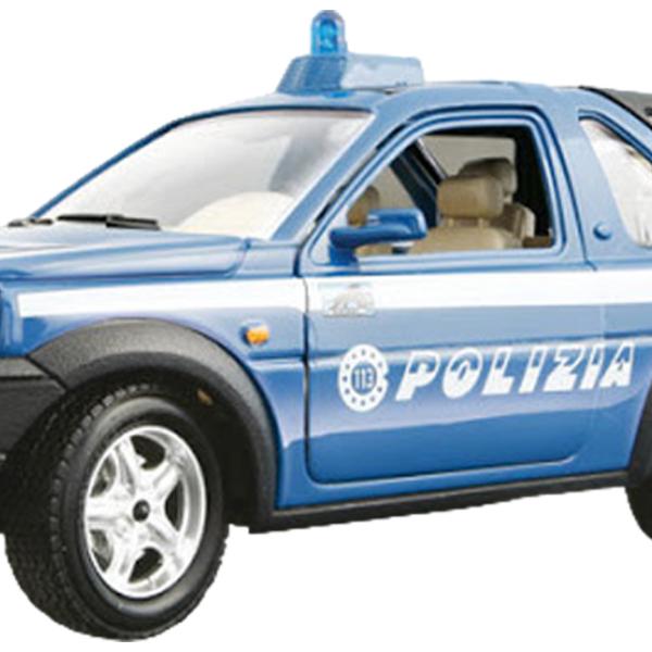 Машинка Bburago Freelander Polizia (1999) 18-25045 Черный Синий photo 3