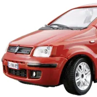Машинка Bburago Fiat Nuova Panda (2003) 18-25042 Черный Красный photo 2