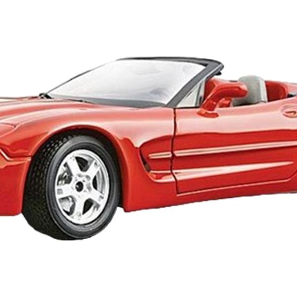 Mașină Bburago Chevrolet Corvette cabrio (1998) 18-25040 Black Red photo 3 Mașină Bburago Chevrolet Corvette cabrio (1998) 18-25040 Black Red photo 3
