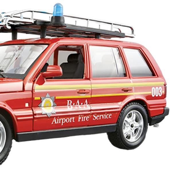 Mașină Bburago Range Rover fire (1994) 18-25030 Black Red photo 4