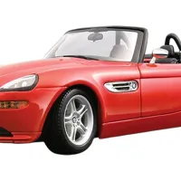 Машинка Bburago Bmw Z8 (2000) 18-25020 Черный Красный photo 3