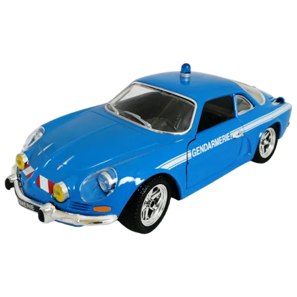 Mașină Bburago Alpine Renault Gendarmerie 18-22035 Black Blue photo 2