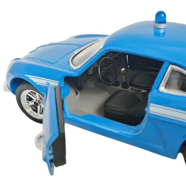 Mașină Bburago Alpine Renault Gendarmerie 18-22035 Black Blue photo 5