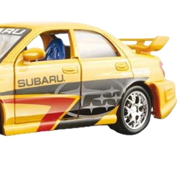 Машинка Bburago Subaru Impreza WRX 18-23006 Черный Желтый photo 5