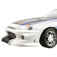 Машинка Bburago Nissan Skyline R34 18-23004 Черный Белый photo 2