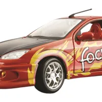 Машинка Bburago Ford Focus 18-23002 Черный Красный photo 3