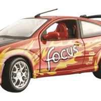 Машинка Bburago Ford Focus 18-23002 Черный Красный photo 4
