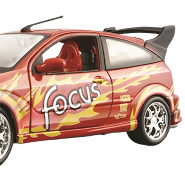 Mașină Bburago Ford Focus 18-23002 Black Red photo 5