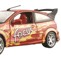 Машинка Bburago Ford Focus 18-23002 Черный Красный photo 5