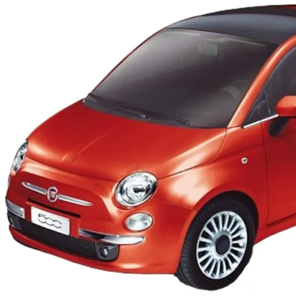 Mașină Bburago Window-Fiat new 500 (2007) 18-25072 Black Multicolor photo 4