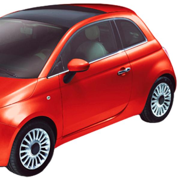 Mașină Bburago FIAT 500 18-25066 Black Red photo 4