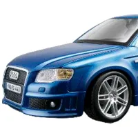 Машинка Bburago Audi RS4 18-21029 Черный Синий photo 2