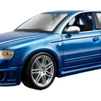 Машинка Bburago Audi RS4 18-21029 Черный Синий photo 3