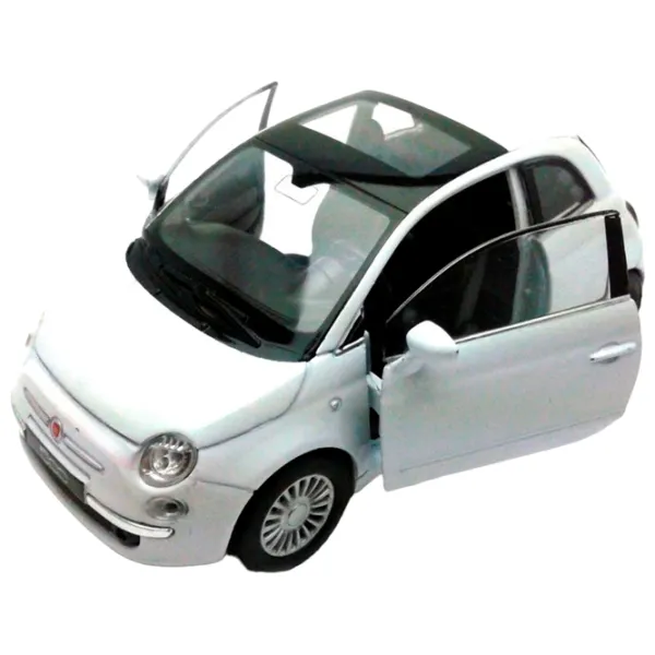 Mașină Bburago Fiat 500 2007 18-21032 Black Multicolor photo 4