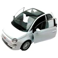 Mașină Bburago Fiat 500 2007 18-21032 Black Multicolor photo 3