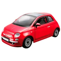 Mașină Bburago Fiat 500 2007 18-21032 Black Multicolor photo 4