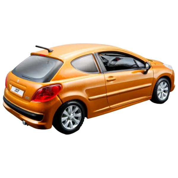 Mașină Bburago Peugeot 207 (2006) 18-21027 Black Auriu photo 3