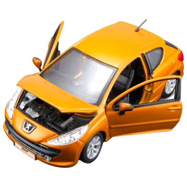 Mașină Bburago Peugeot 207 (2006) 18-21027 Black Auriu photo 5