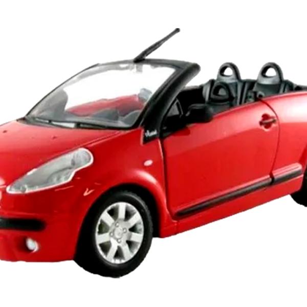 Mașină Bburago Citroen C3 pluriel convertible 18-21002 Black Red photo 3