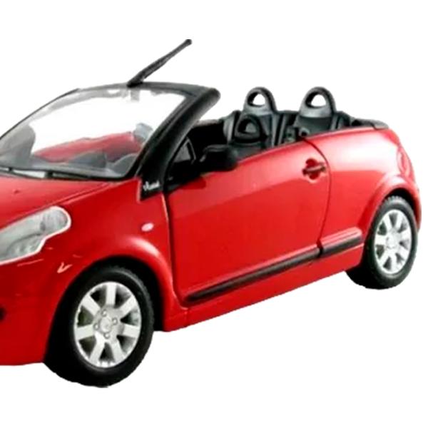 Mașină Bburago Citroen C3 pluriel convertible 18-21002 Black Red photo 4