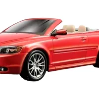 Машинка Bburago Volvo C70 cabrio 18-21025 Черный Красный photo 4