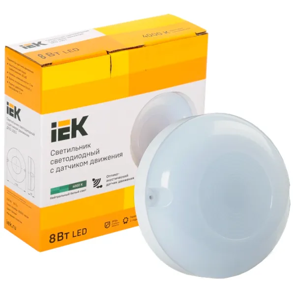 Plafonieră IEK LDPO3-1002-012-4000-K01 150 mm/ Plastic photo 4