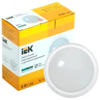 Plafonieră IEK LDPO0-5030-12-4000-K01 178 mm/ Polipropilenă photo 3