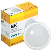 Plafonieră IEK LDPO1-5032D-12-4000-K01 178 mm/ Polipropilenă photo 3