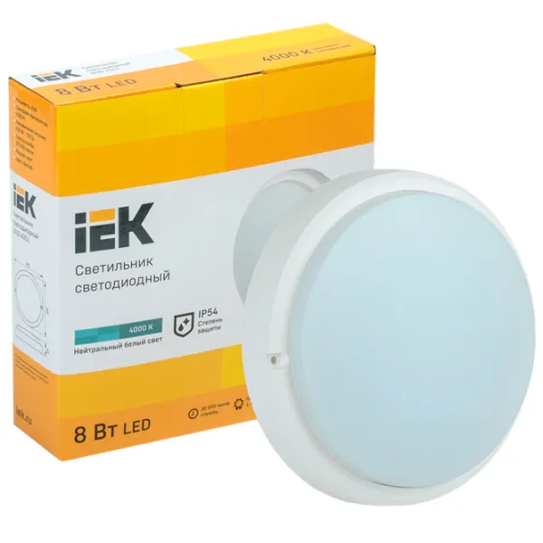 Plafonieră IEK LDPO0-2003-14-4000-K01 160 mm/ Plastic photo 4 Plafonieră IEK LDPO0-2003-14-4000-K01 160 mm/ Plastic photo 4