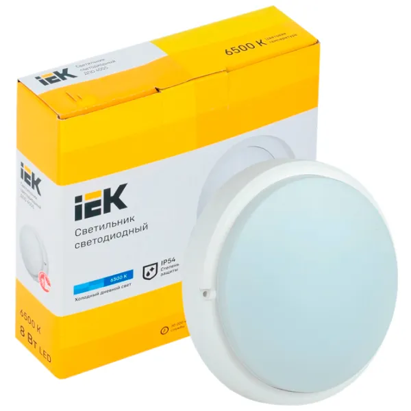 Plafonieră IEK LDPO0-2006-14-6500-K01 160 mm/ Plastic photo 5 Plafonieră IEK LDPO0-2006-14-6500-K01 160 mm/ Plastic photo 5