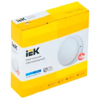 Plafonieră IEK LDPO0-2008-18-6500-K01 190 mm/ Plastic photo 4