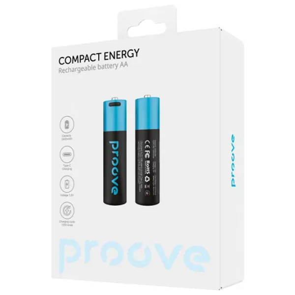 Acumulator Proove Compact Energy AA 1.5 V/ 2 buc. photo 2