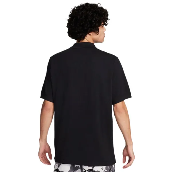Tricou polo pentru bărbați Nike M Nk Club Ss Polo Pique Black photo 4 Tricou polo pentru bărbați Nike M Nk Club Ss Polo Pique Black photo 4