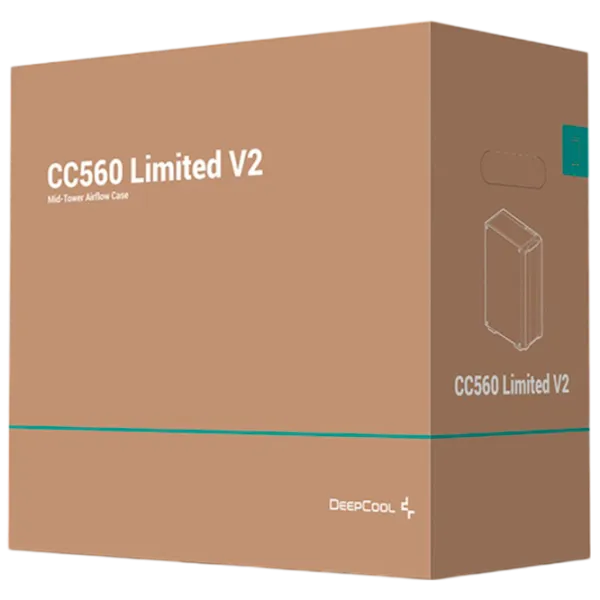 Корпус Deepcool CC560 Limited v2 Mid Tower / Черный photo 11