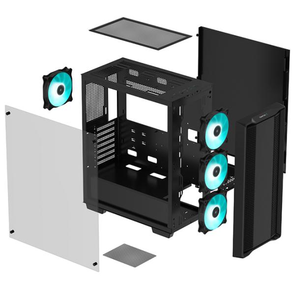 Корпус Deepcool CC560 v2 Mid Tower / Черный photo 14