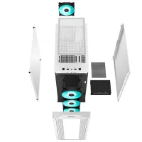 Carcasă Deepcool CC560 v2 Mid Tower / White photo 12