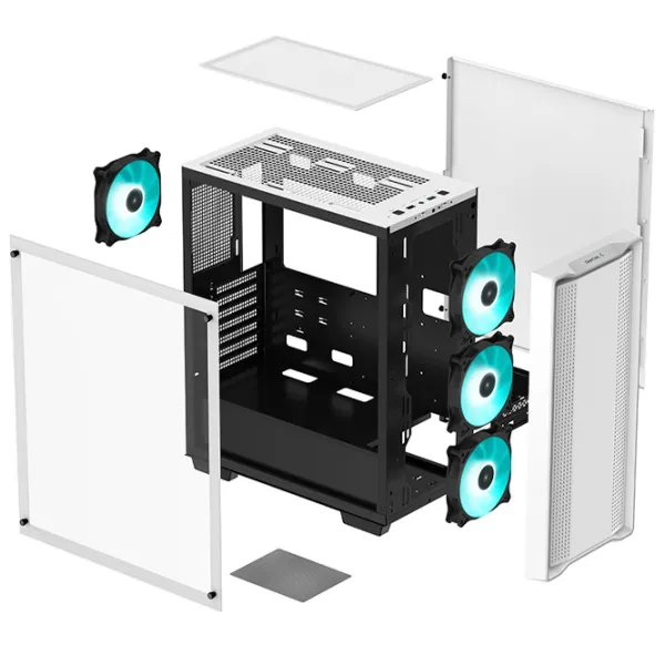 Корпус Deepcool CC560 v2 Mid Tower / Белый photo 13