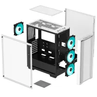Carcasă Deepcool CC560 v2 Mid Tower / White photo 13