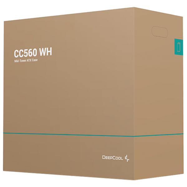 Корпус Deepcool CC560 v2 Mid Tower / Белый photo 14
