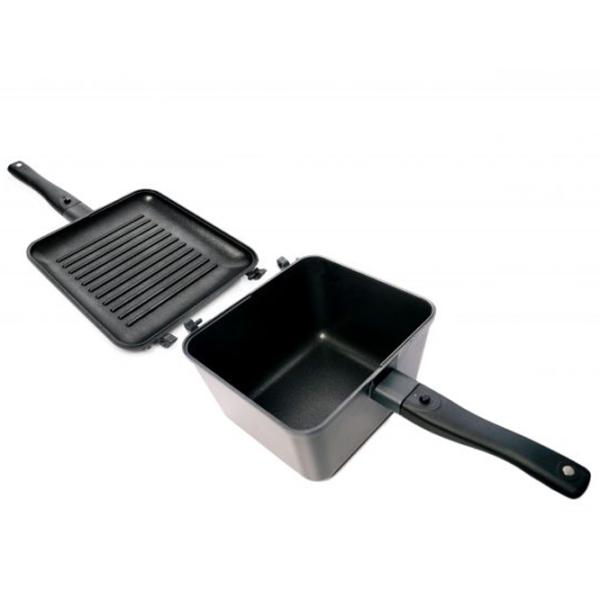 Veselă pentru camping Ridge Monkey Connect Multi Purpose Pan & Griddle Cantitatea în set - 2 photo 3